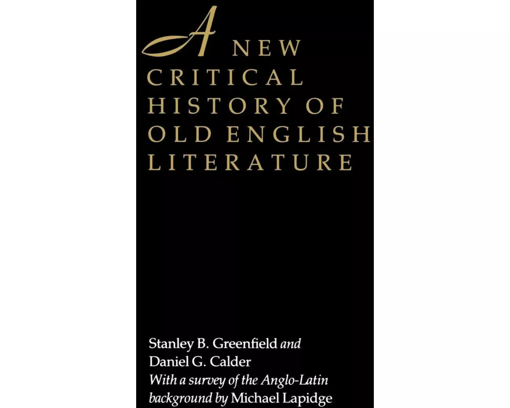 New Critical History of Old Eng. Lit