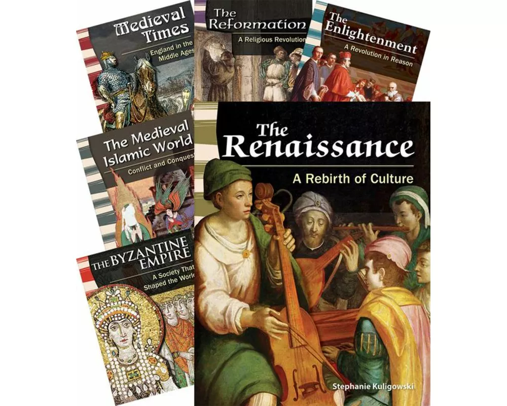 World History Eras and Events 8-Book Set, Grades 6-9