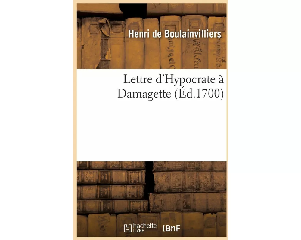 Lettre d'Hypocrate à Damagette