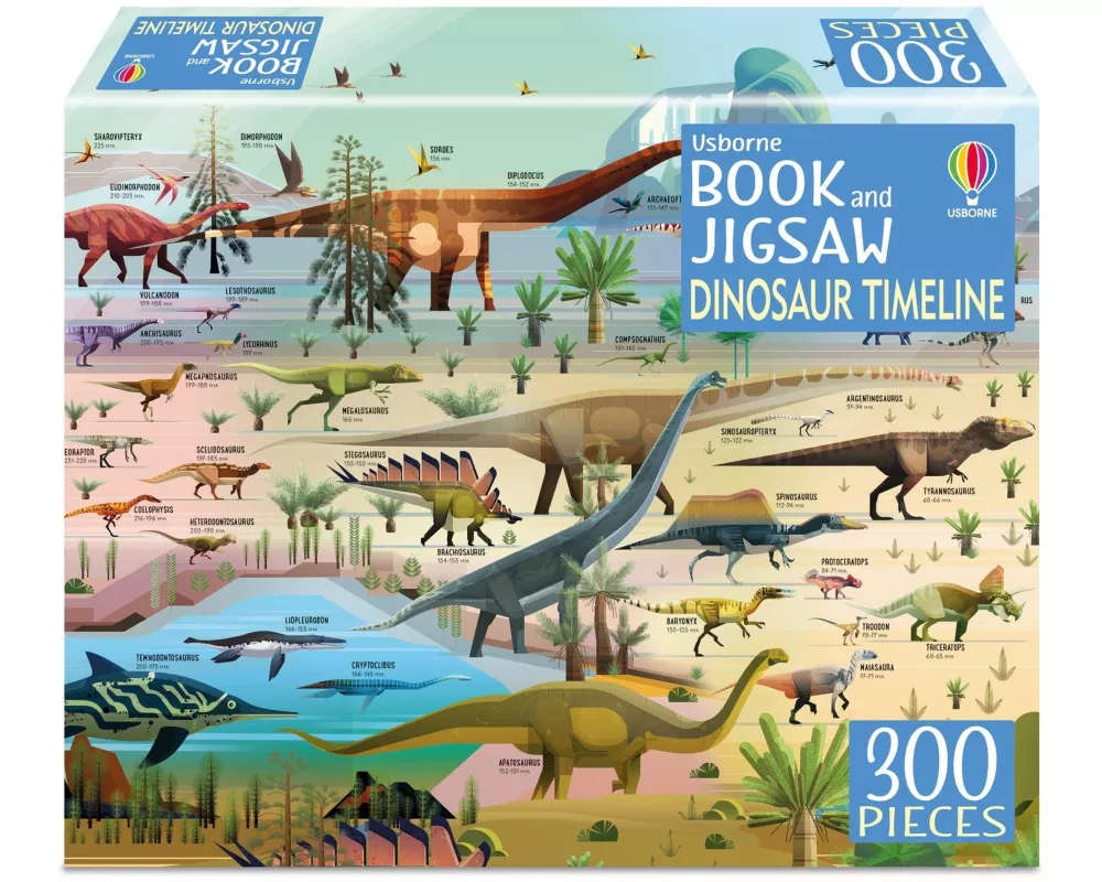 Book and Jigsaw Dinosaur Timeline