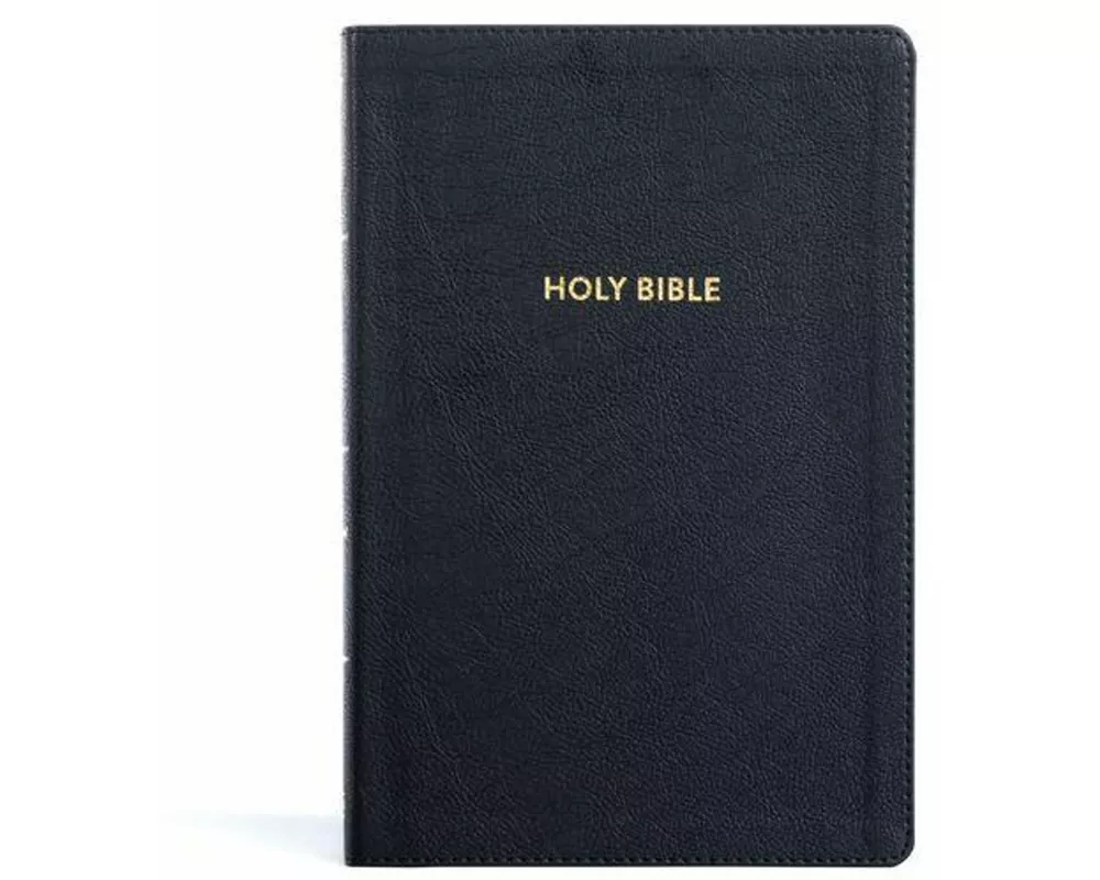 KJV Rainbow Study Bible, Black Leathertouch