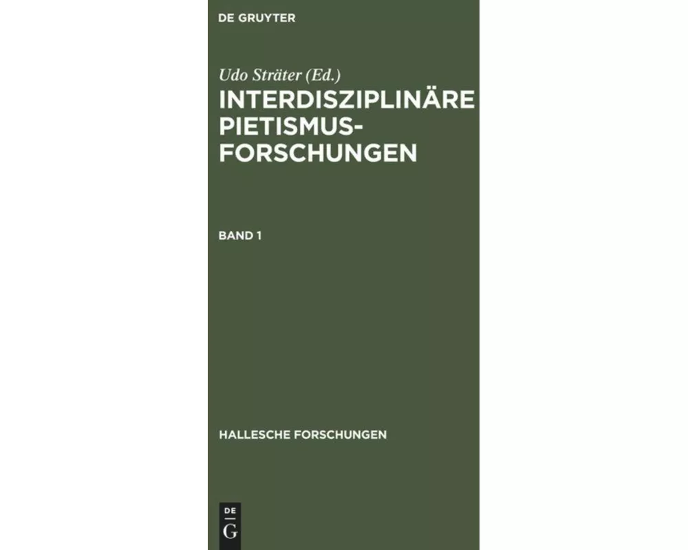 Interdisziplinäre Pietismusforschungen