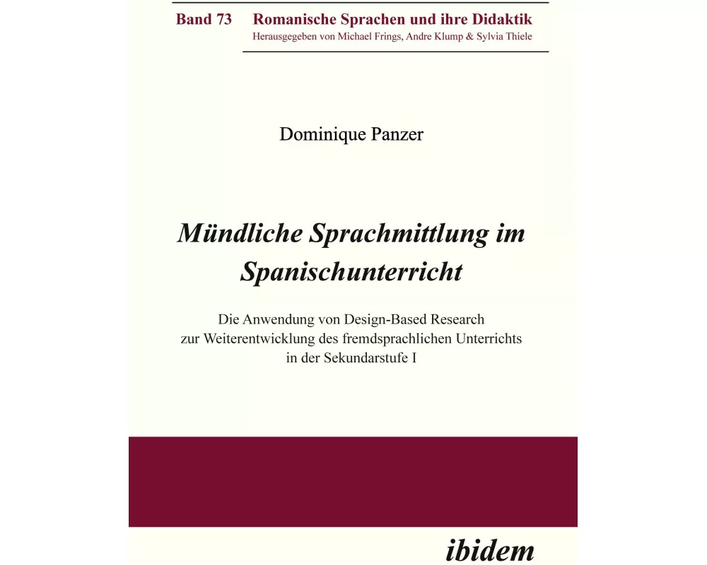 Mündliche Sprachmittlung im Spanischunterricht