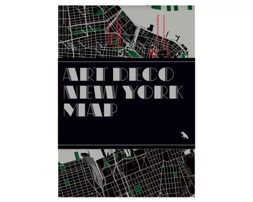 Art Deco New York Map