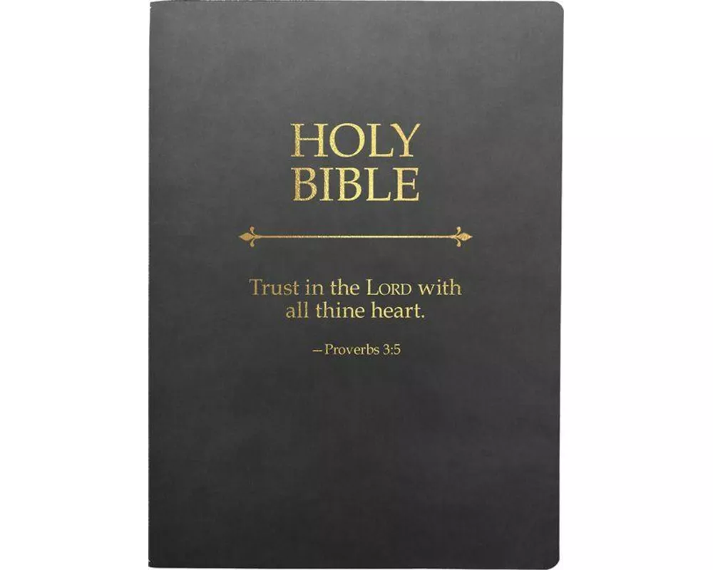 KJV Holy Bible, Trust in the Lord Life Verse Edition, Large Print, Black Ultrasoft