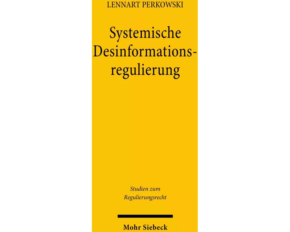 Systemische Desinformationsregulierung