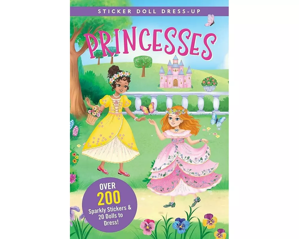 Princesses Sticker Doll Dress-Up Book