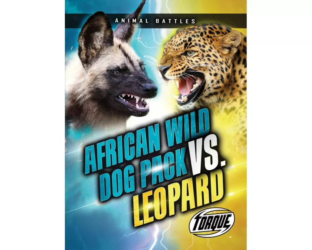 African Wild Dog Pack vs. Leopard