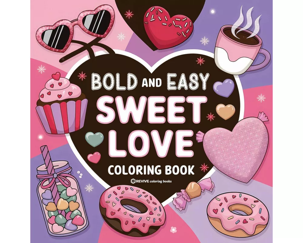 Bold & Easy Sweet Love Coloring Book