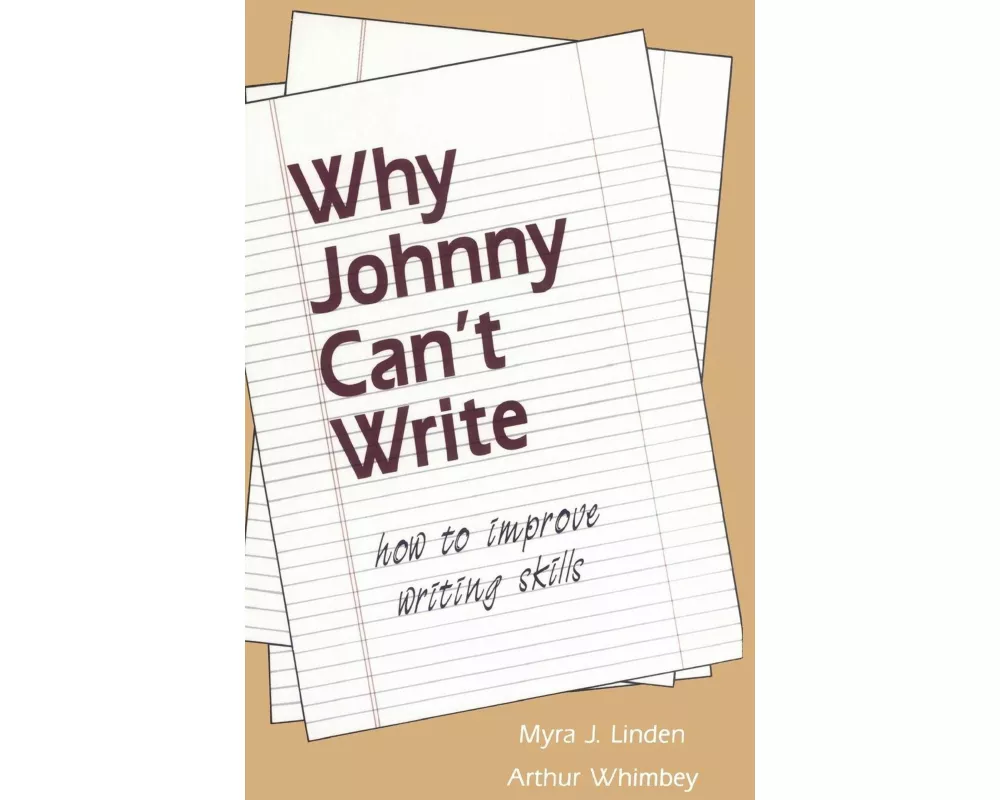 Why Johnny Can't Write