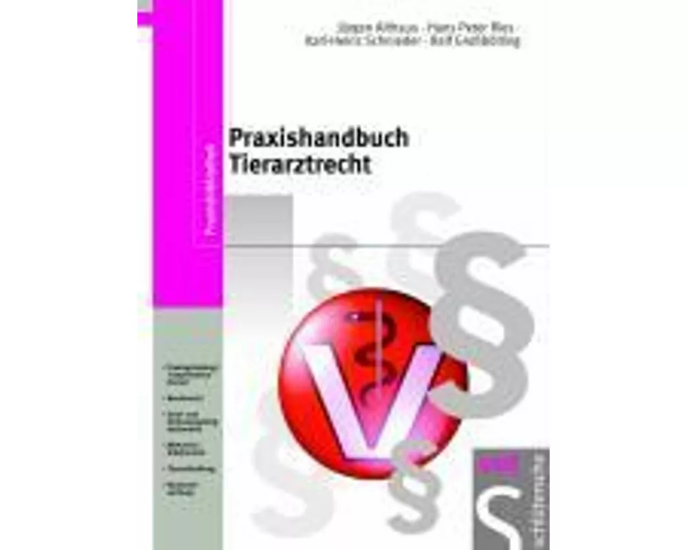Praxishandbuch Tierarztrecht