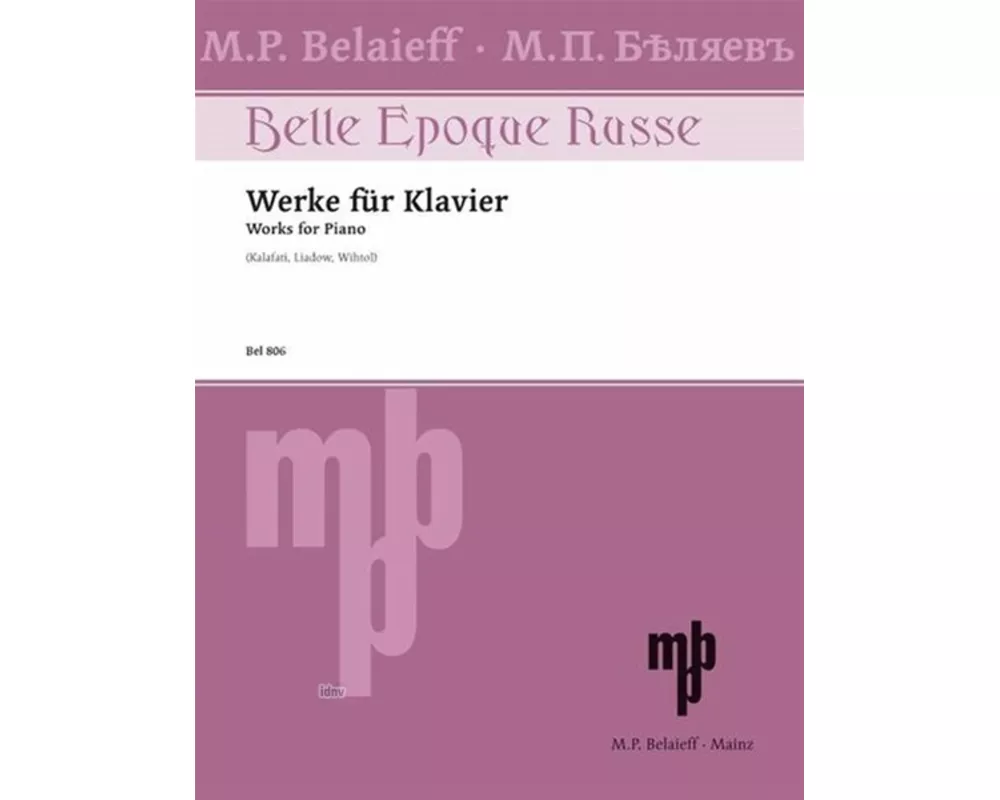 Werke für Klavier 1