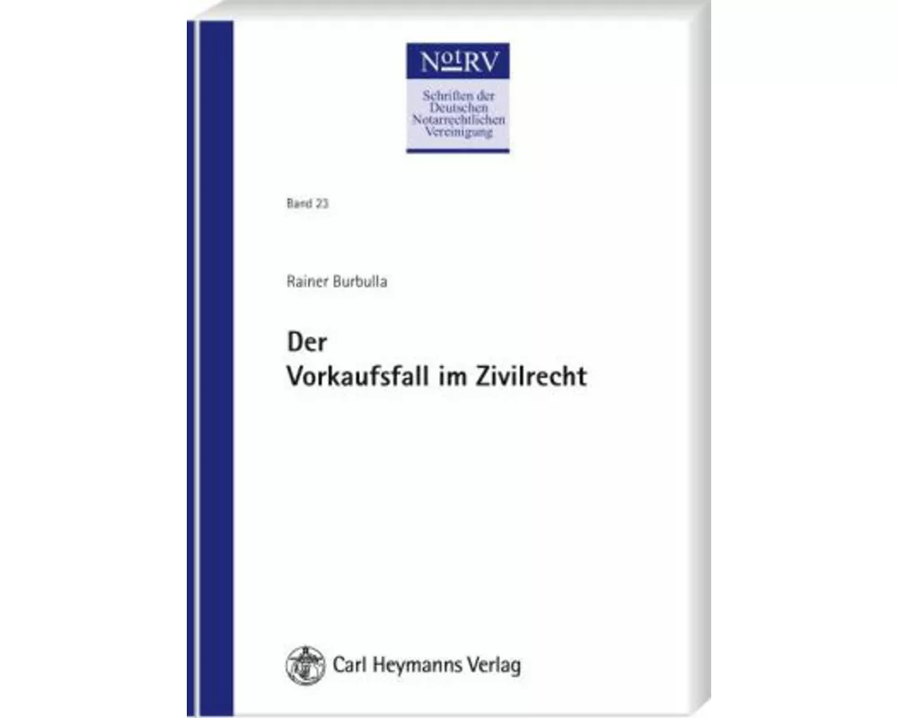 Der Vorkaufsfall im Zivilrecht
