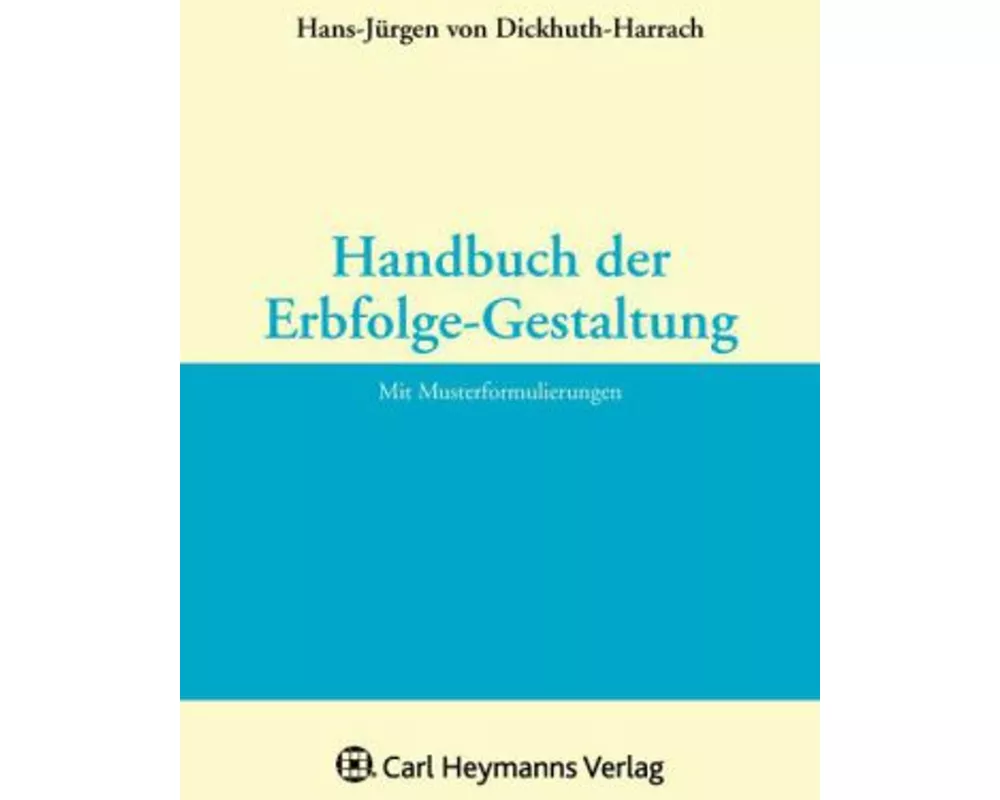 Handbuch der Erbfolgegestaltung