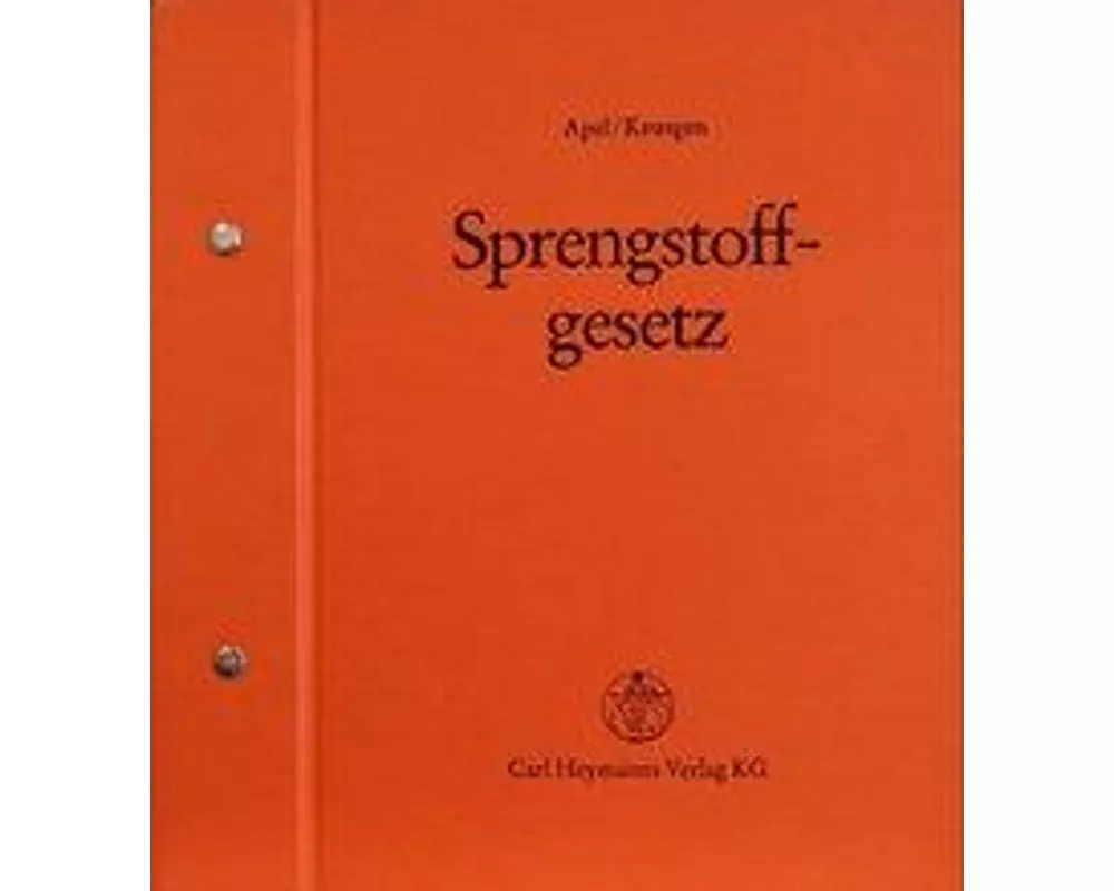 Sprengstoffgesetz