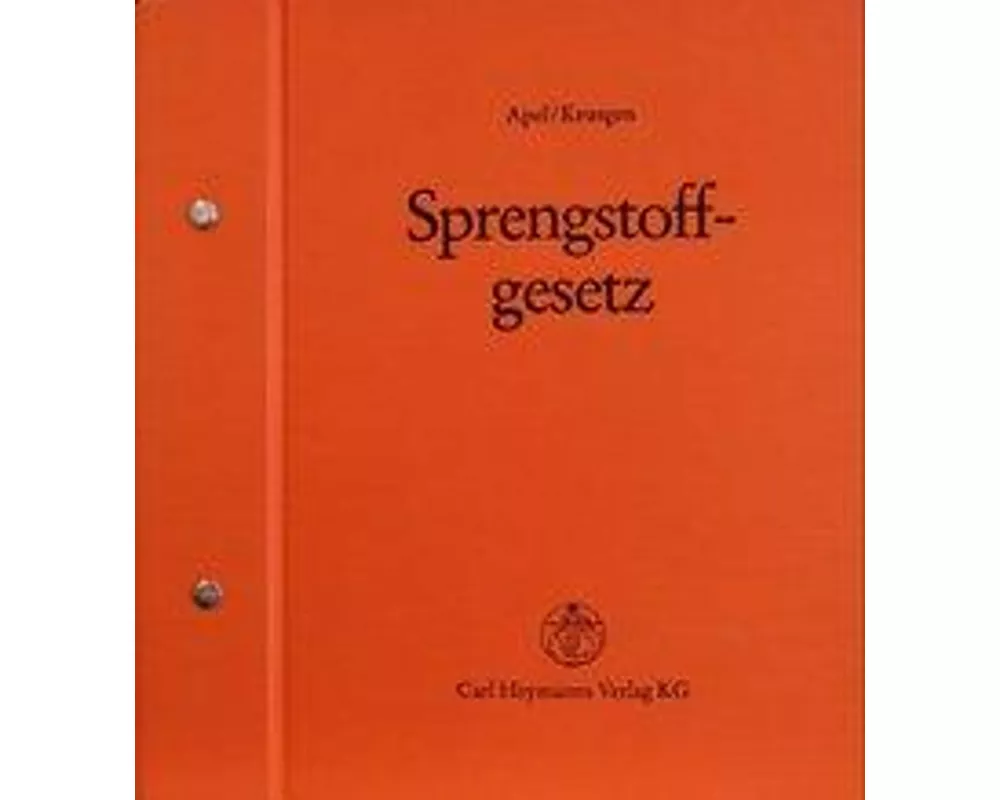 Sprengstoffgesetz