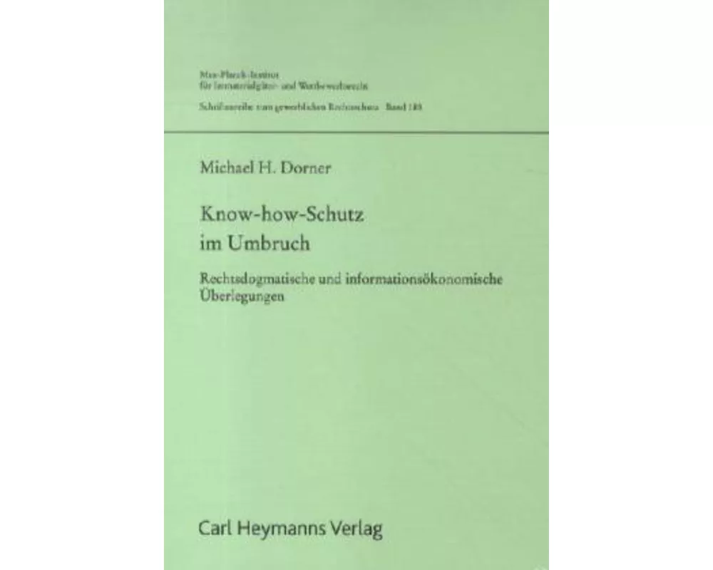 Know-how-Schutz im Umbruch