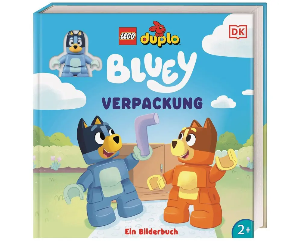 LEGO DUPLO Bluey Verpackung. Ein Bilderbuch