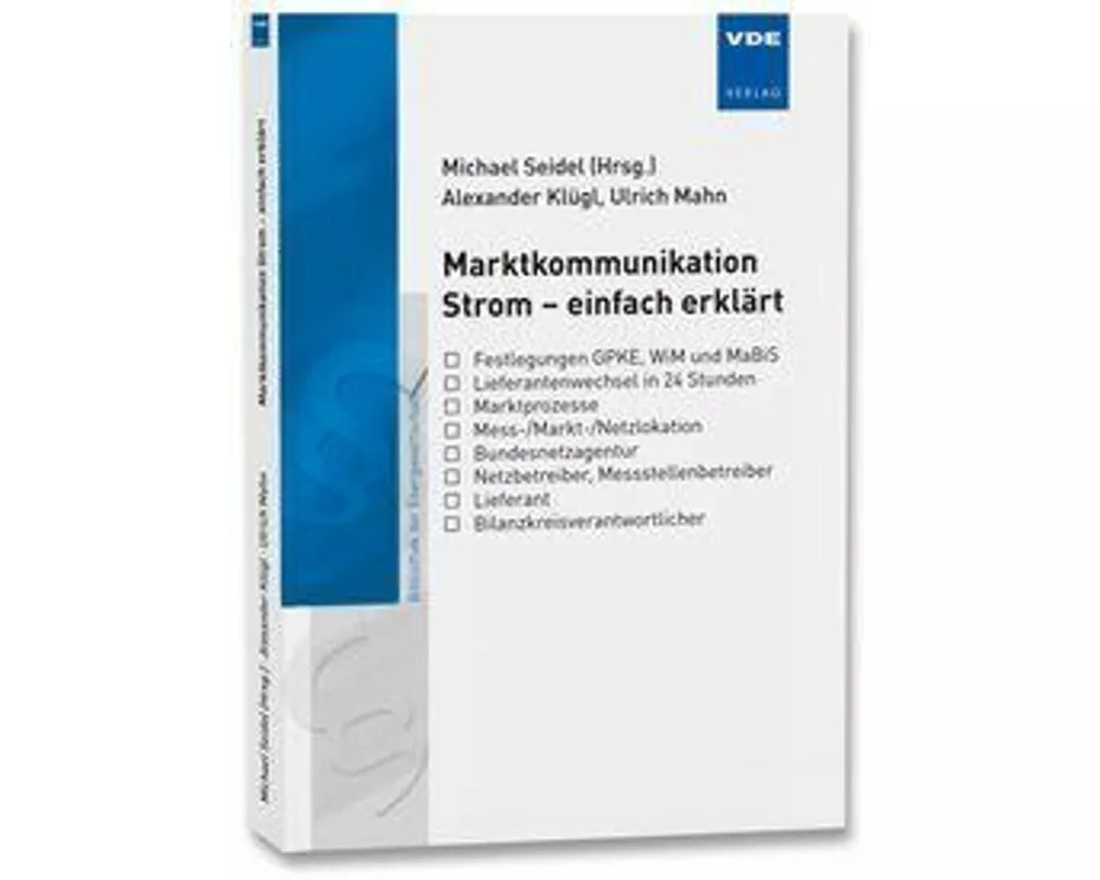 Marktkommunikation Strom – einfach erklärt