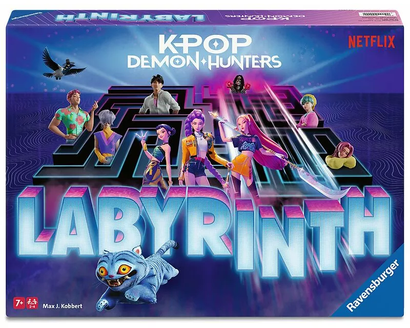 K-Pop Demon Hunters Labyrinth - Gesellschaftsspiel & Brettspiel ab 7 Jahre