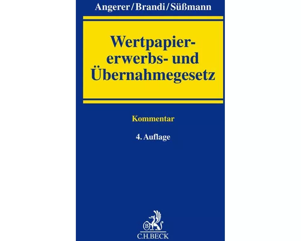 Wertpapiererwerbs- und Übernahmegesetz (WpÜG)