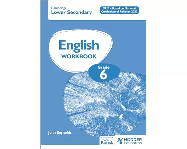 Cambridge Lower Secondary English Workbook Grade 6 SRM - Based on National Curriculum of Pakistan 2022