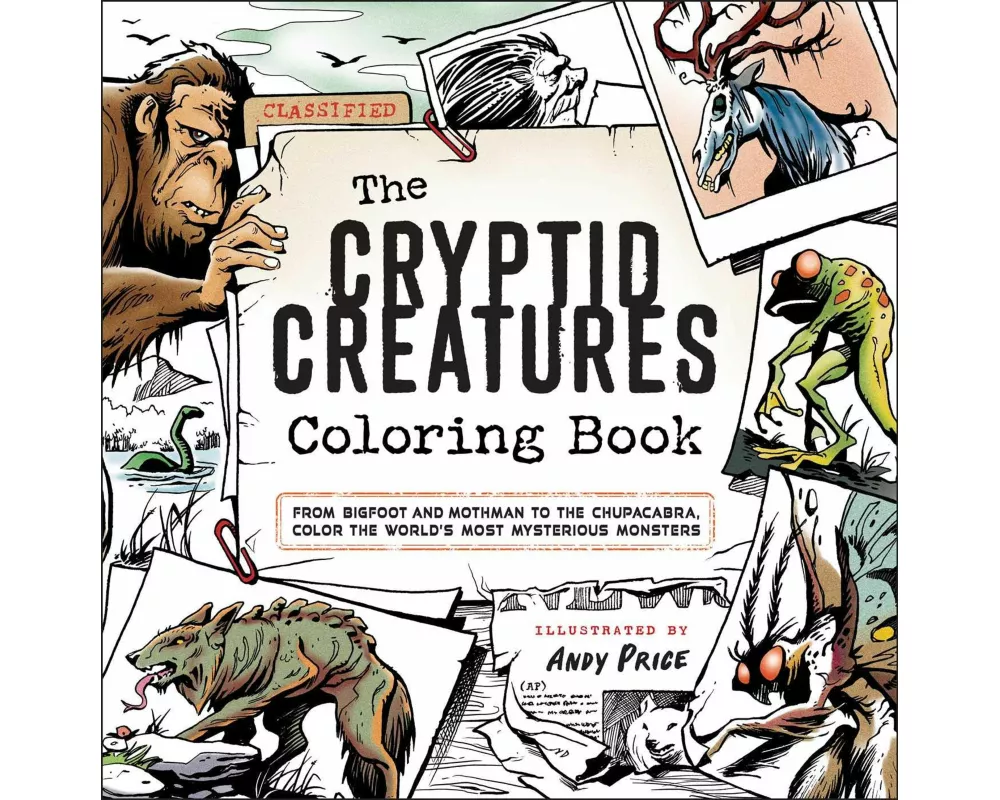 The Cryptid Creatures Coloring Book