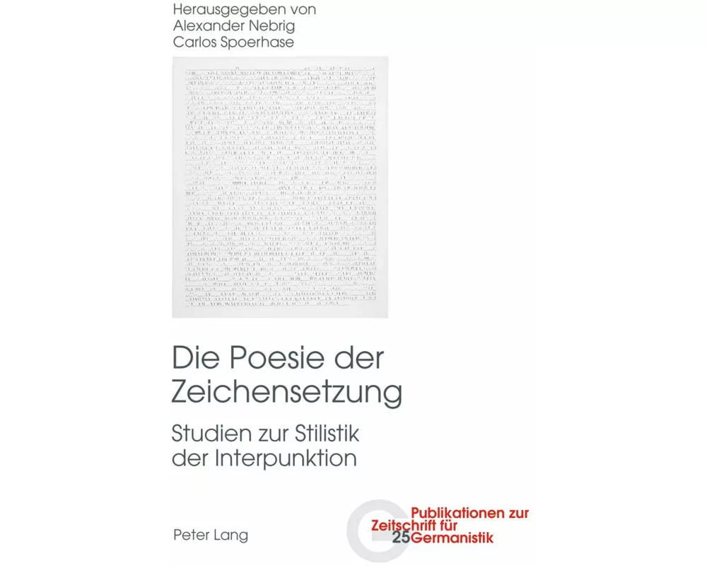 Die Poesie der Zeichensetzung