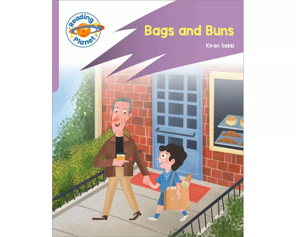 Reading Planet: Rocket Phonics - First Steps - Bags and Buns (Lilac Plus)