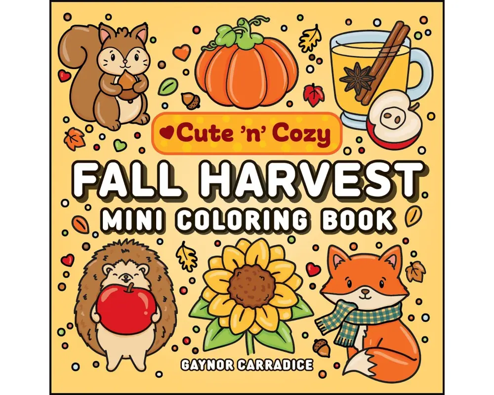 Fall Harvest Mini Coloring Book