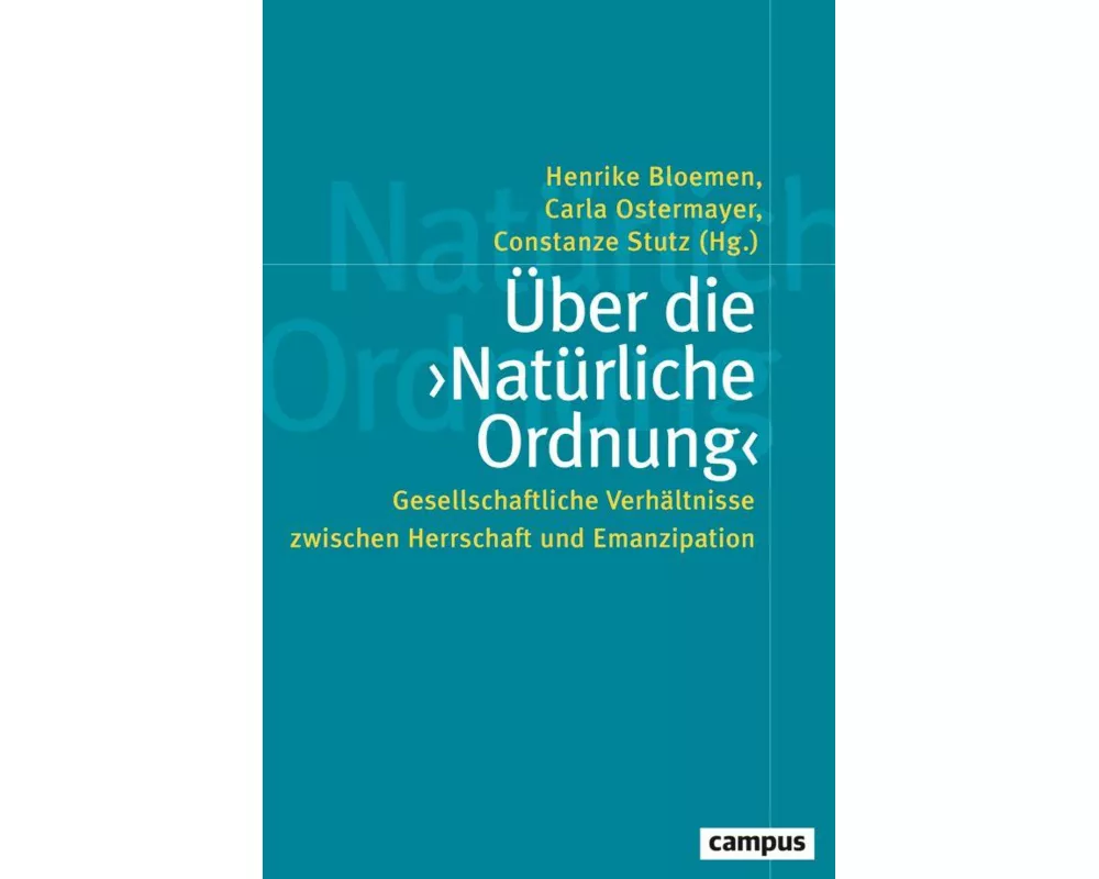 Über die ›Natürliche Ordnung‹