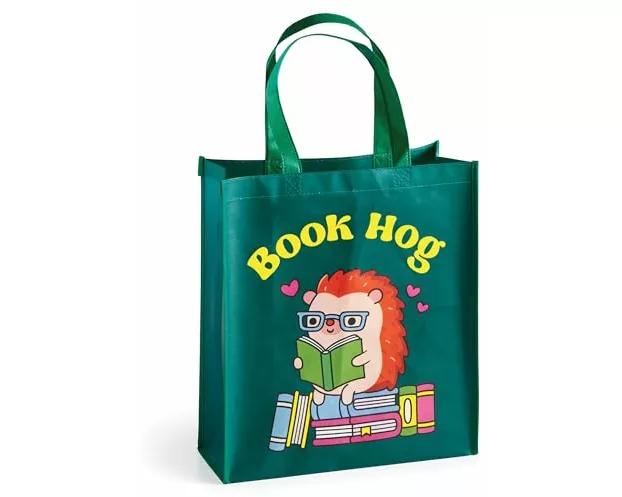 Book Hog Reusable Shopping Bag