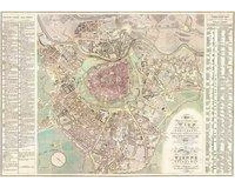 Wien 1824, Historischer Stadtplan 1:6.000, Poster Spezialpapier, freytag & berndt