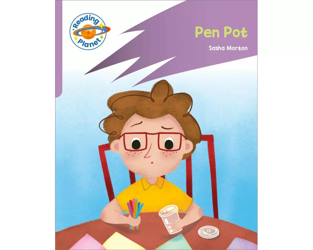 Reading Planet: Rocket Phonics - First Steps - Pen Pot (Lilac Plus)