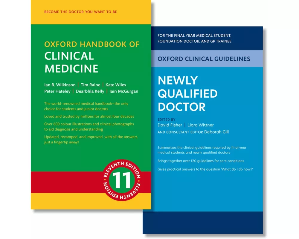Oxford Clinical Guidelines: Newly Qualified Doctor and Oxford Handbook of Clinical Medicine pack