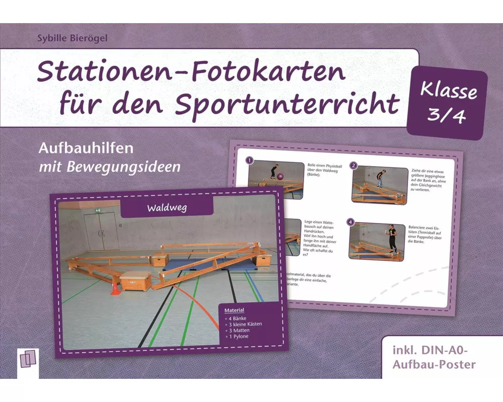 Stationen-Fotokarten für den Sportunterricht – Klasse 3/4