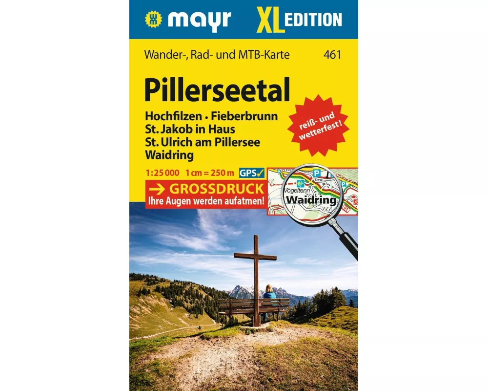 Mayr Wanderkarte Pillerseetal XL 1:25.000