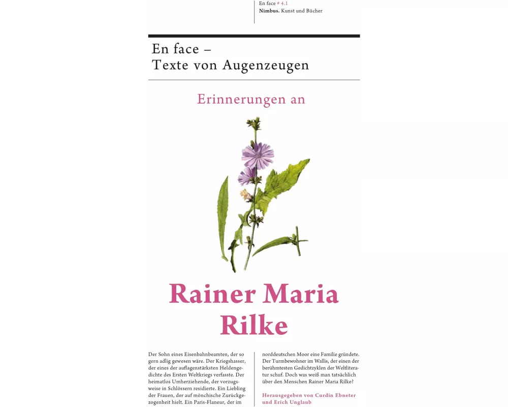 Erinnerungen an Rainer Maria Rilke