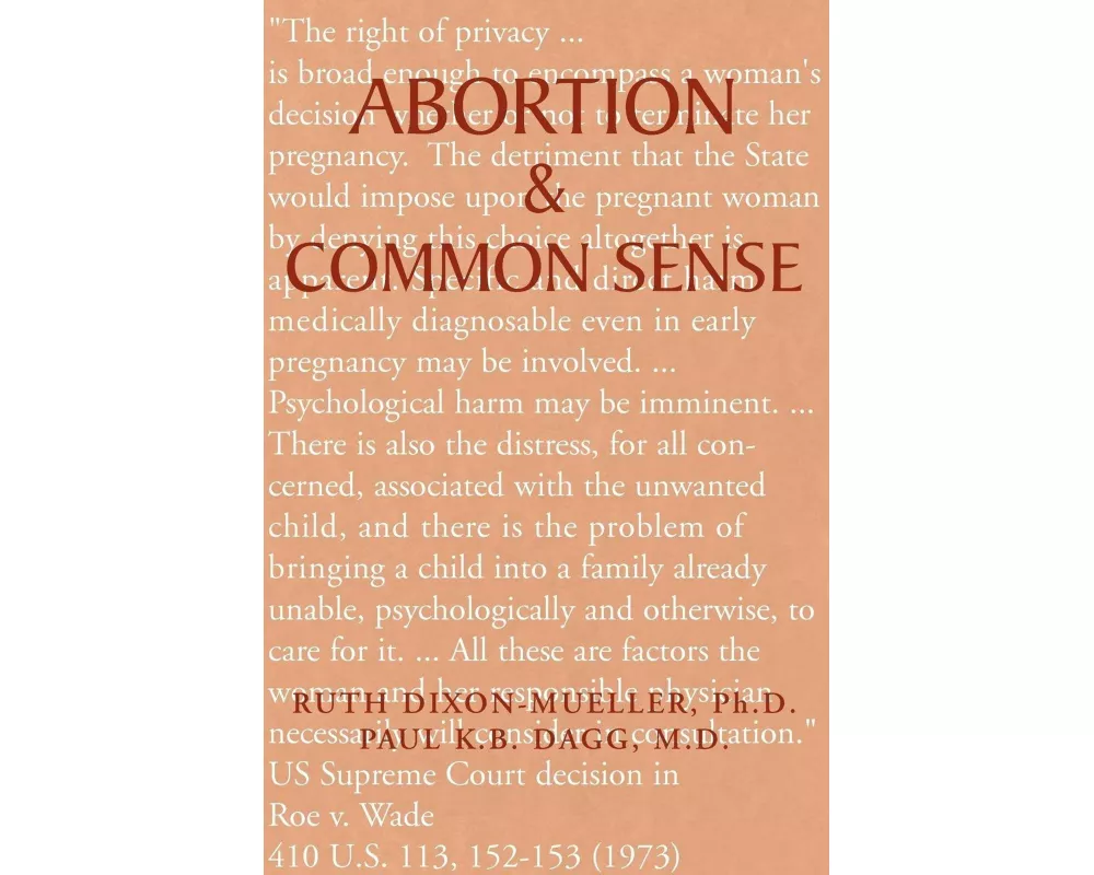 Abortion & Common Sense
