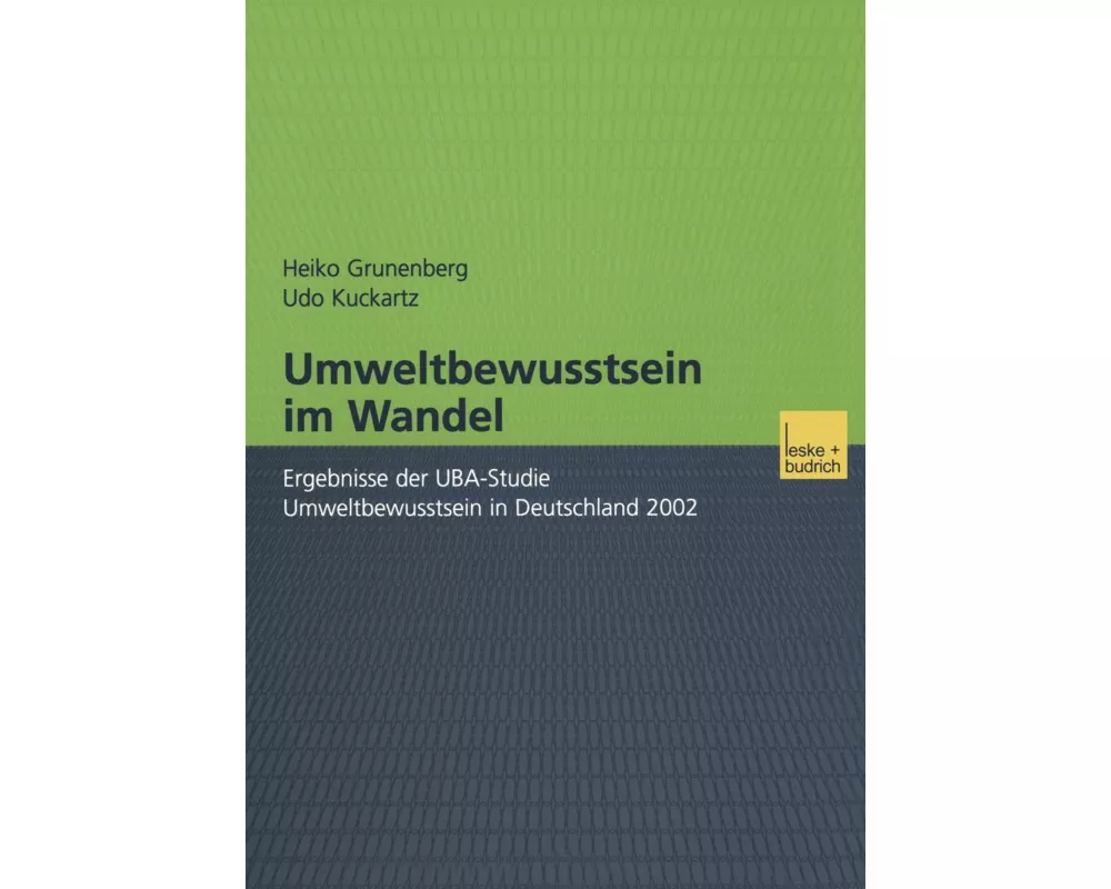 Umweltbewusstsein im Wandel