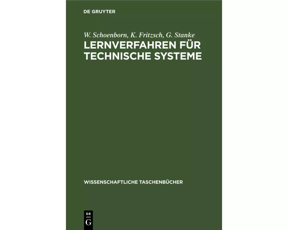 Lernverfahren für technische Systeme