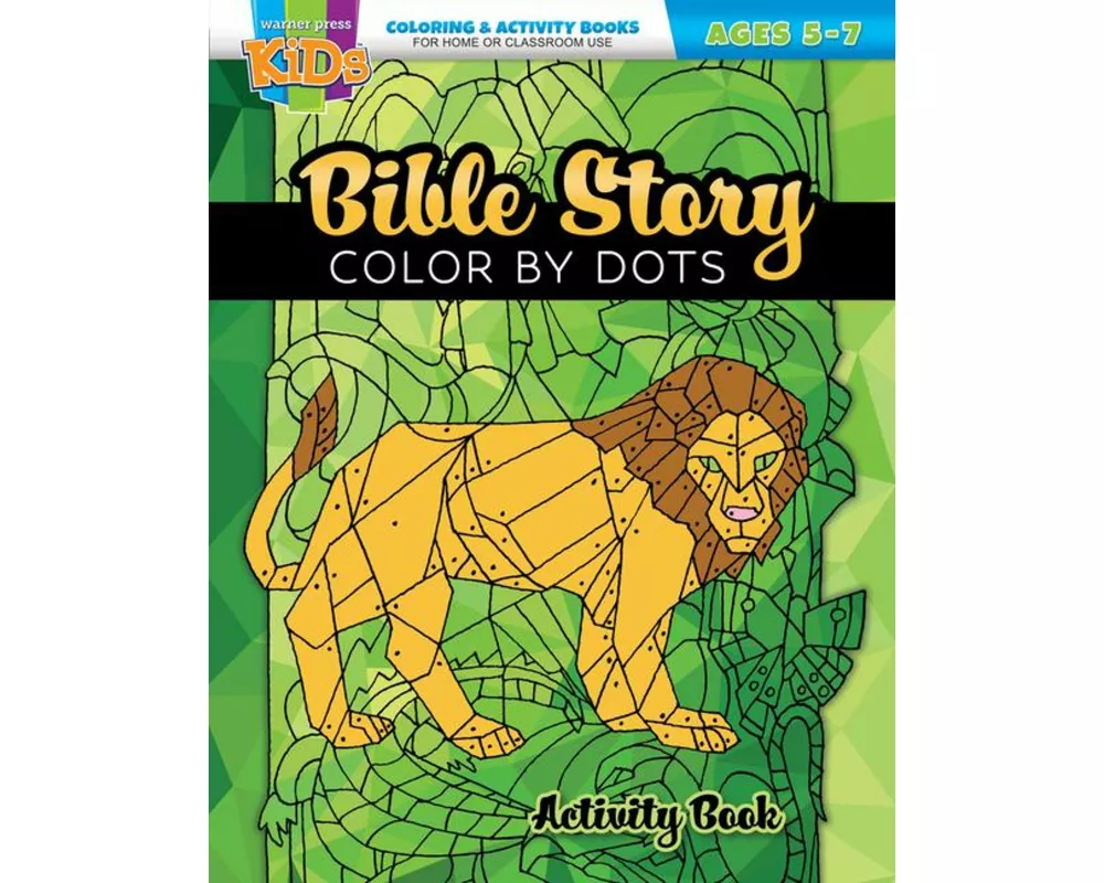 Bible Story Color by Dots: Activity Book