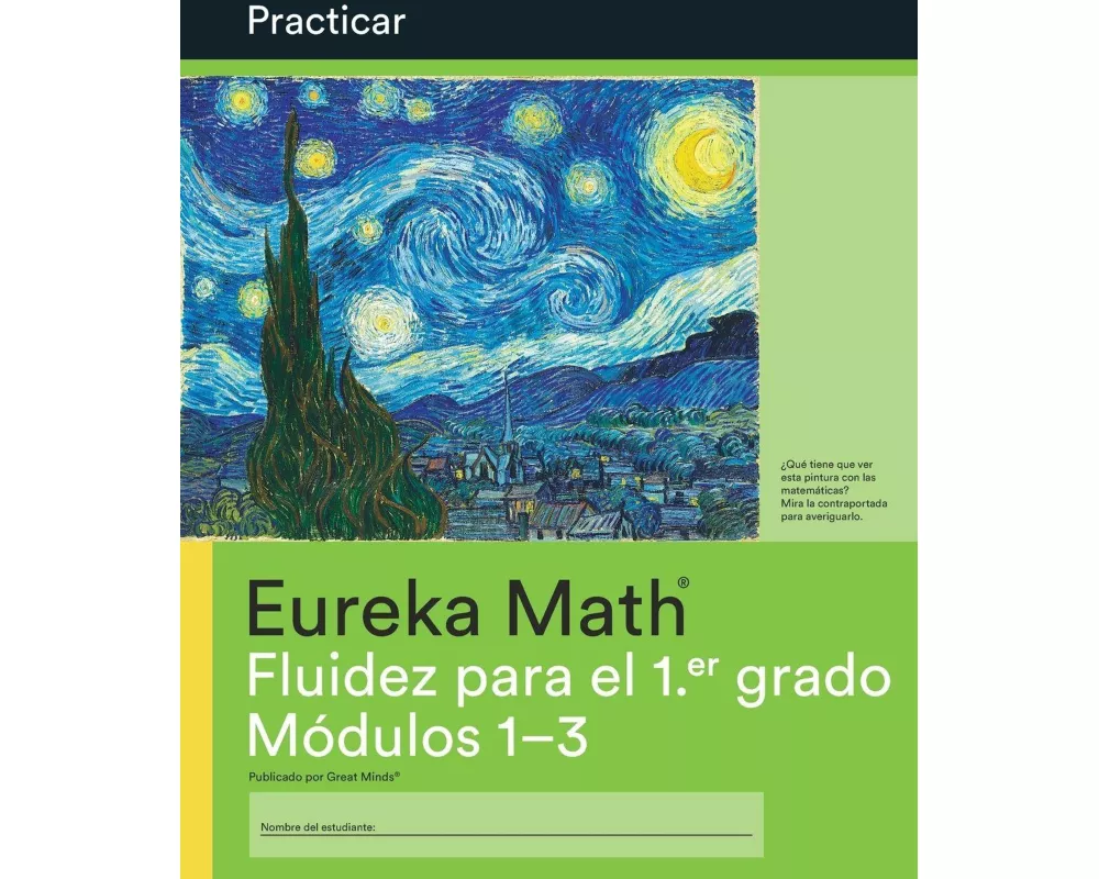 Spanish - Eureka Math Grade 1 Fluency Practice Workbook # 1 (Modules 1-3)