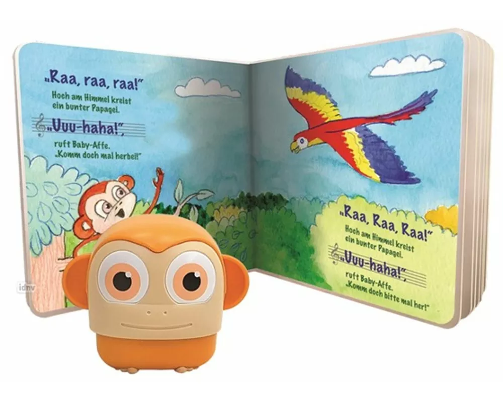 Baby-Affe und seine Freunde