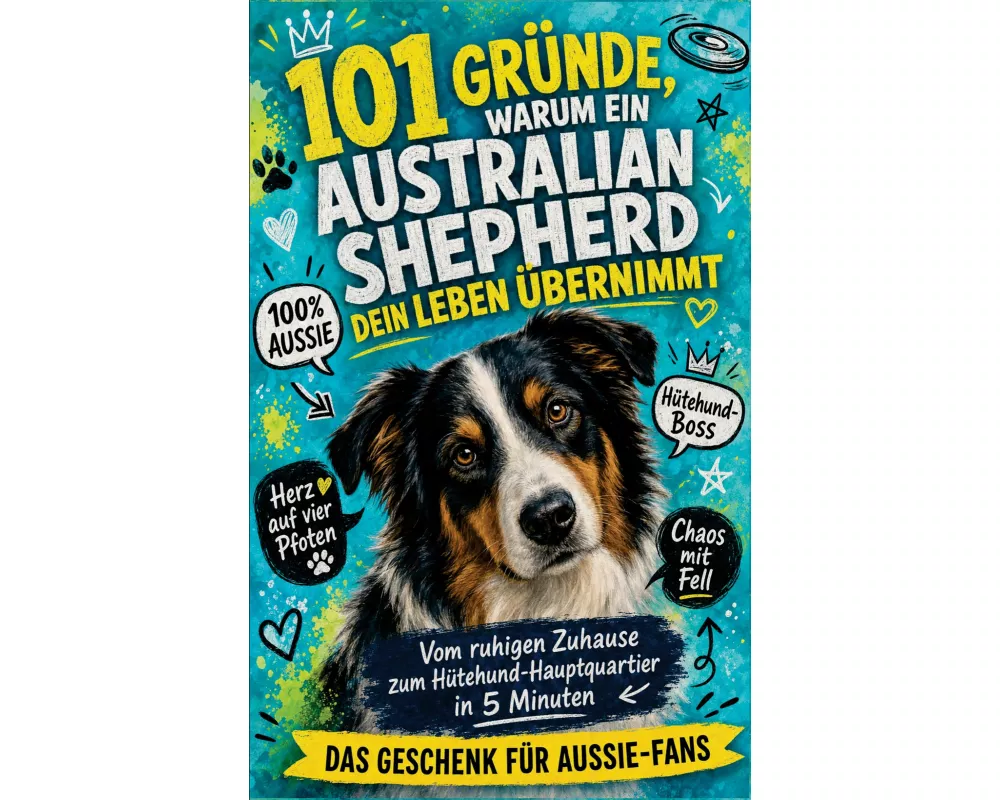 101 Gründe, warum dein Australian Shepherd dein Leben übernimmt