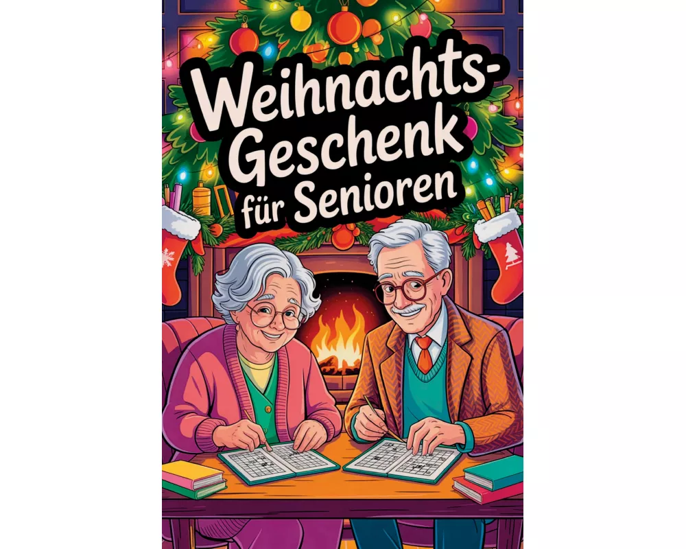 Weihnachtsgeschenk für Senioren - Das große Rätsel- und Mitmachbuch mit Sudoku, Kreuzworträtseln, Wortsuchen & Ausmalbildern | Geschenke für Senioren