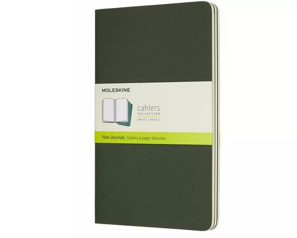 Moleskine Myrtle Grn Lrg Cahier Jrnl 3