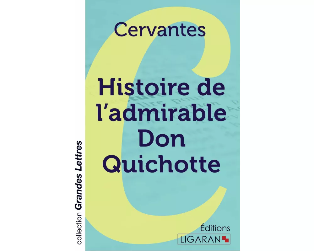 Histoire de l'admirable Don Quichotte de la Manche (grands caractères)
