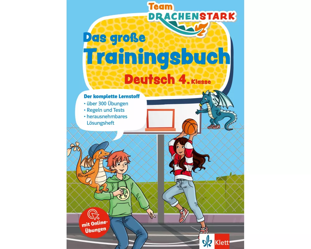 Klett Team Drachenstark: Das große Trainingsbuch Deutsch 4. Klasse