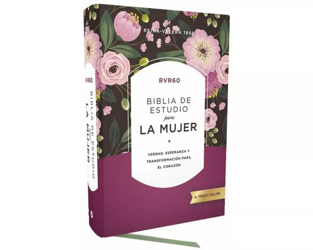 RVR60 Biblia de estudio para la mujer, Tapa dura, Interior a color, Comfort Print